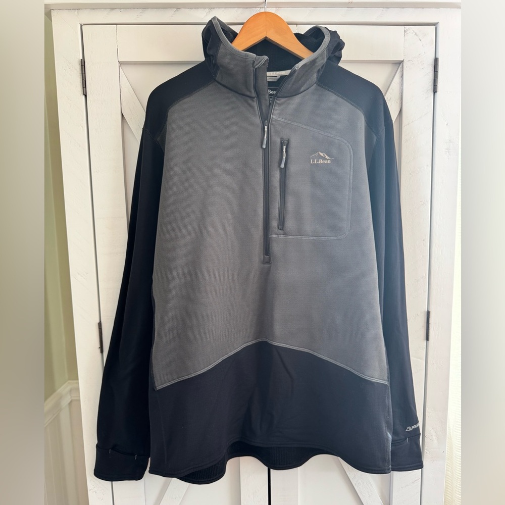 L.L. BEAN Men’s performance fleece pullover XL